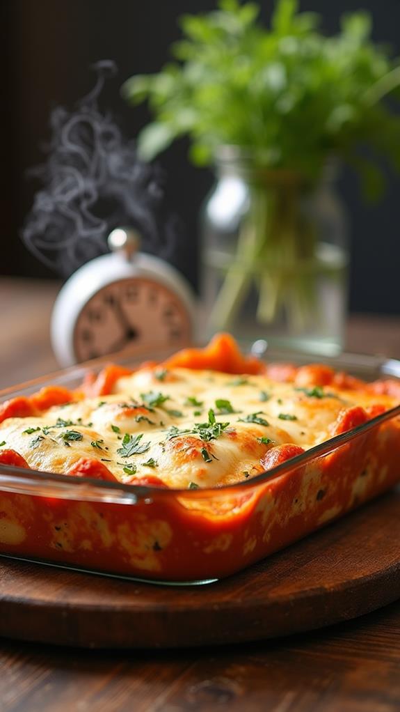 rest lasagne before serving