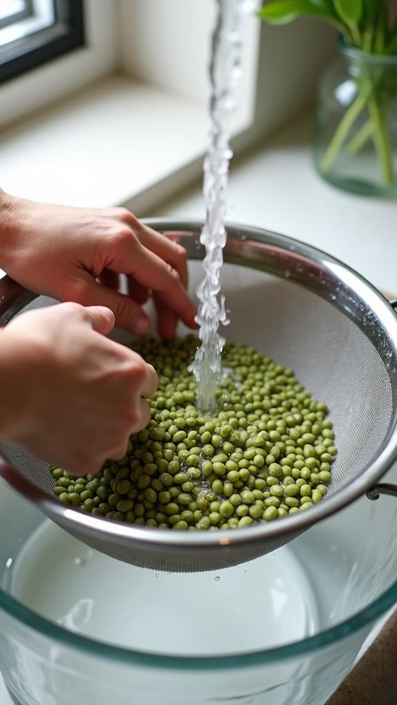 rinse sort lentils carefully