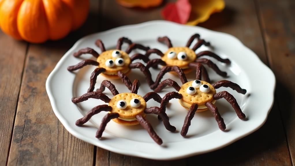 ritz cracker spider snack