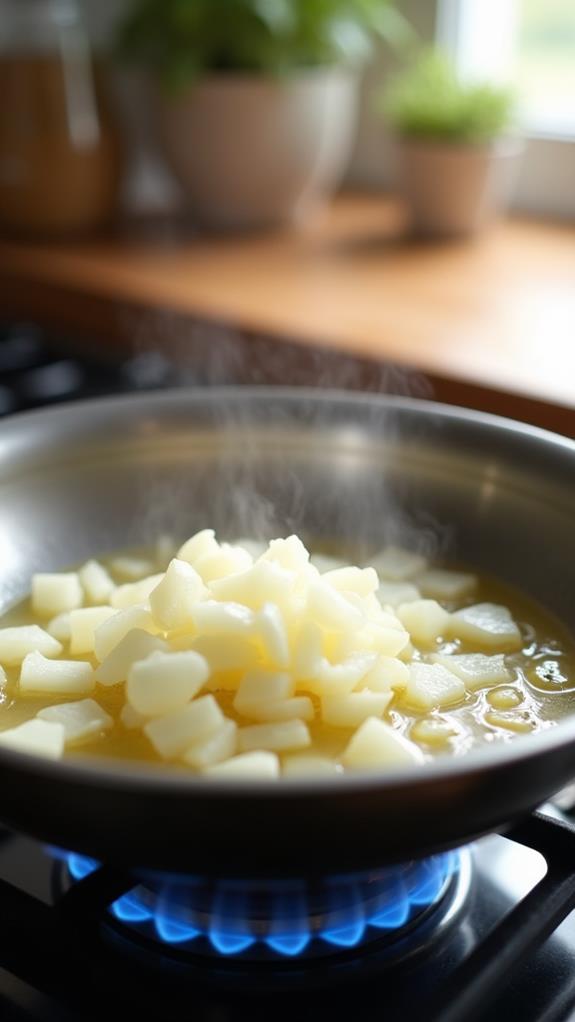 saut onions until translucent
