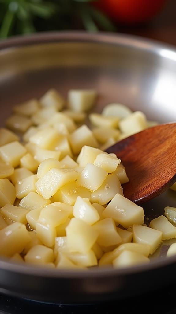 saut onions until translucent