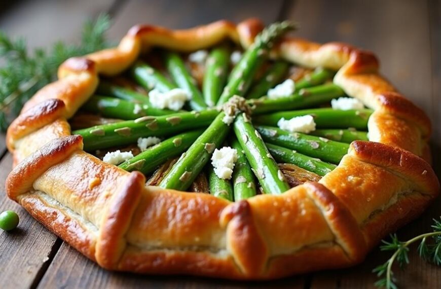 savory spring vegetable galette