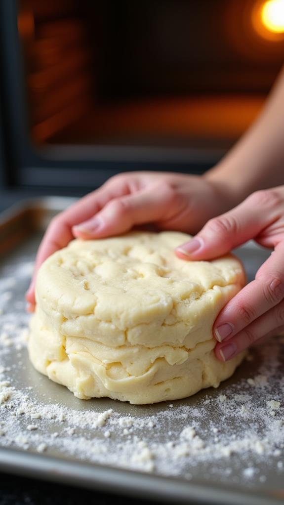 shape bake dough preparation