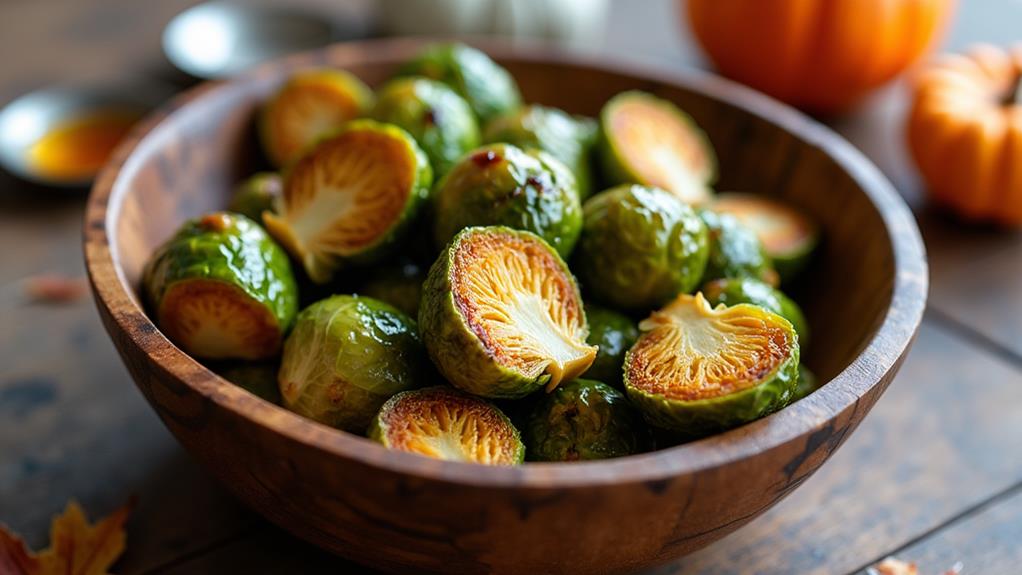 sweet maple brussels sprouts