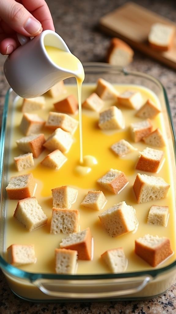 transfer mixture to dish