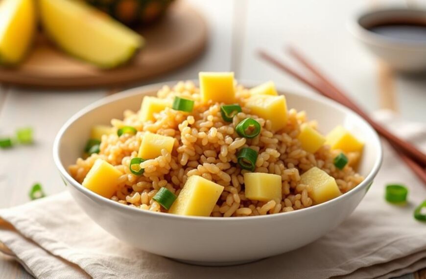 tropical pineapple rice dish