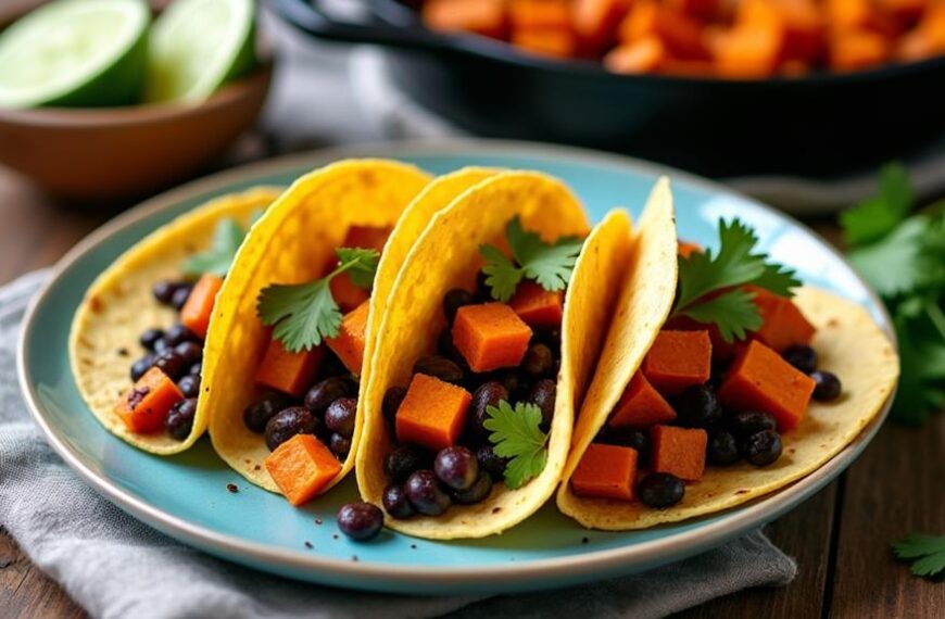 vegan sweet potato tacos