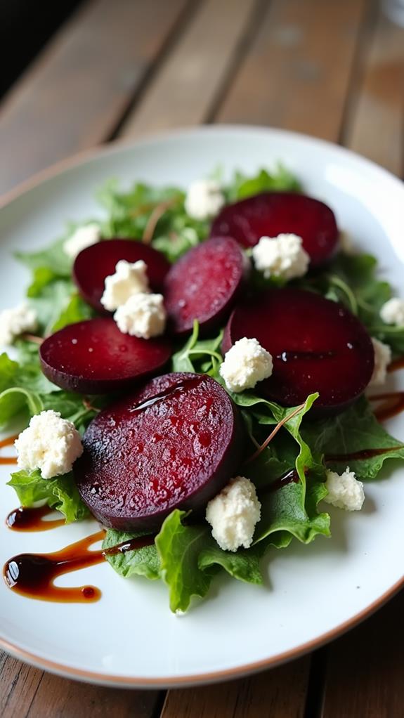 assemble salad on plates