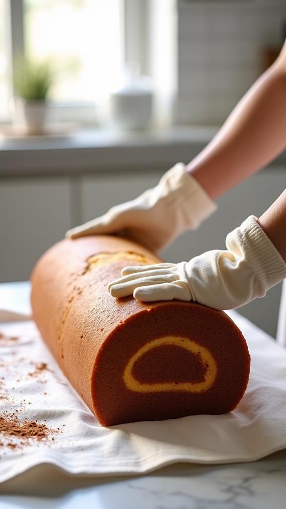 bake and roll cake