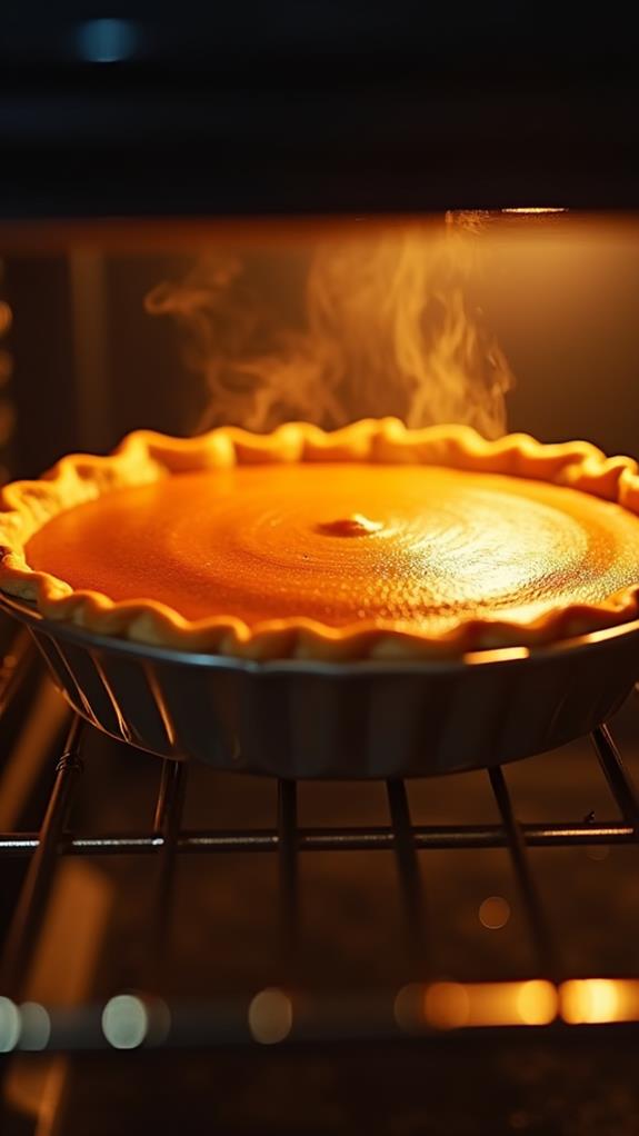 bake at high temperature
