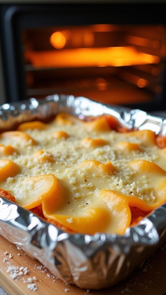 bake covered with foil