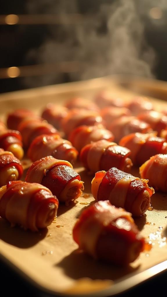 bake until bacon crisps