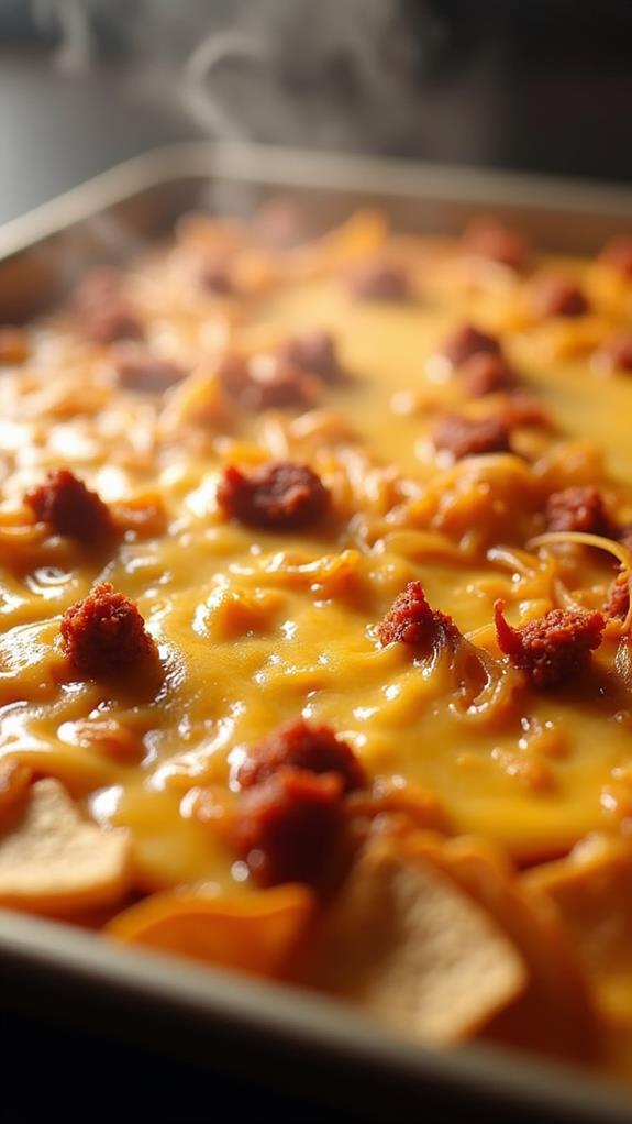 bake until cheese melts