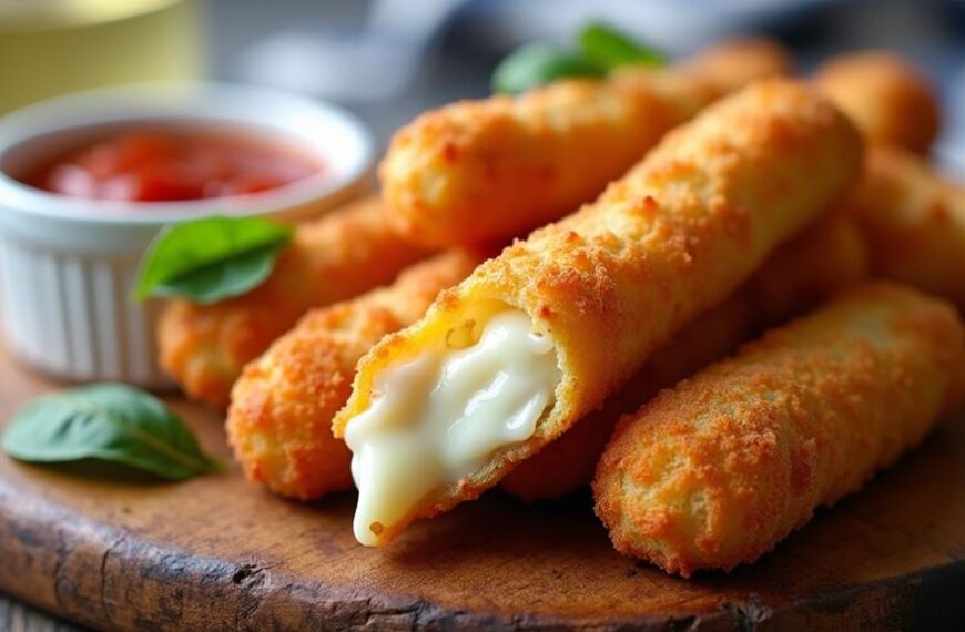 cheesy mozzarella sticks delight