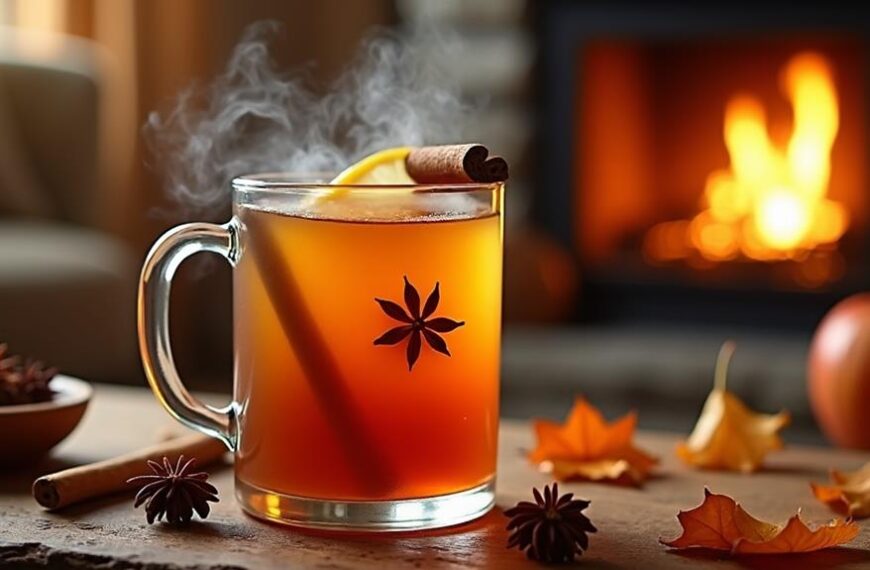 cinnamon infused autumn beverage delight