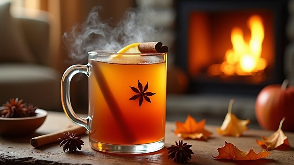 cinnamon infused autumn beverage delight