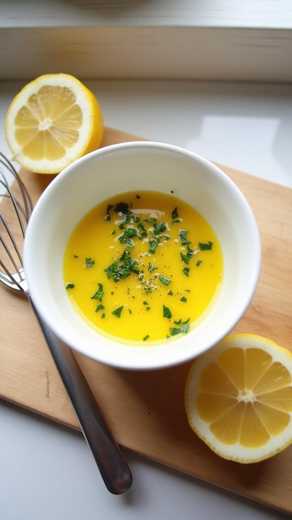 combine butter and seasonings