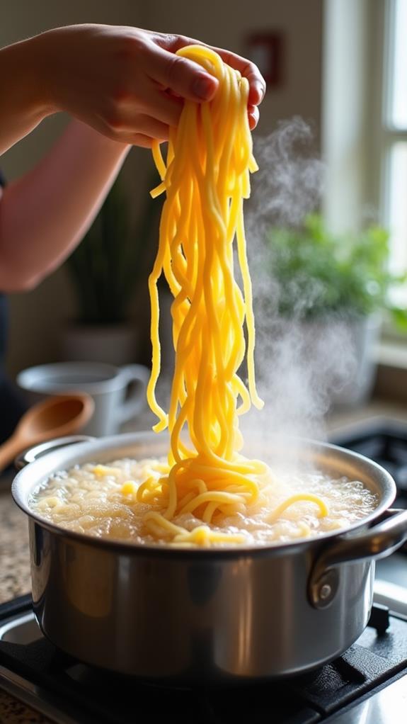 cook noodles separately first