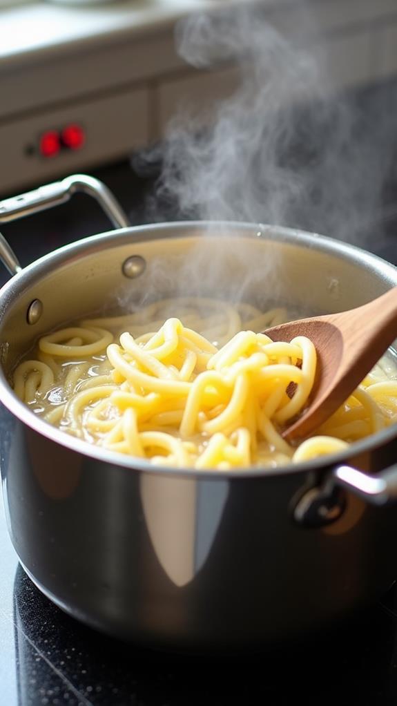 cook pasta al dente