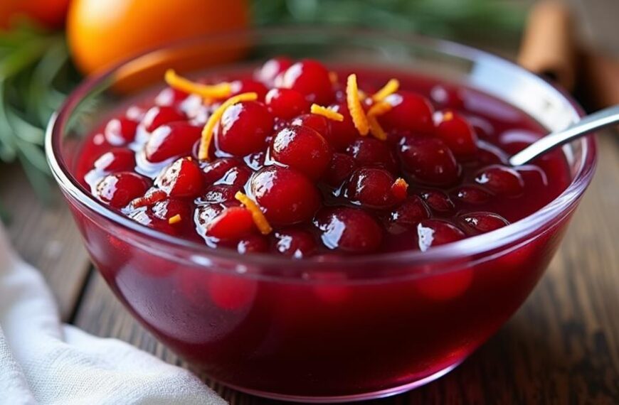 cranberry orange zest sauce