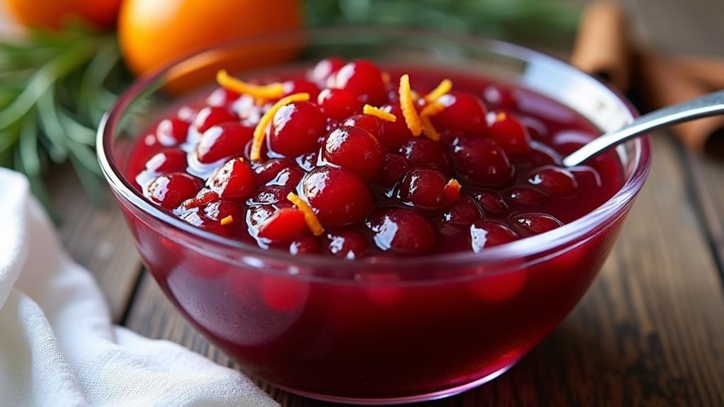 cranberry orange zest sauce