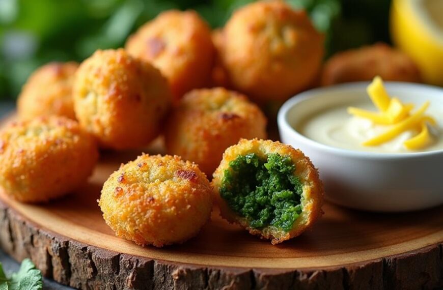 crispy kale hush puppies