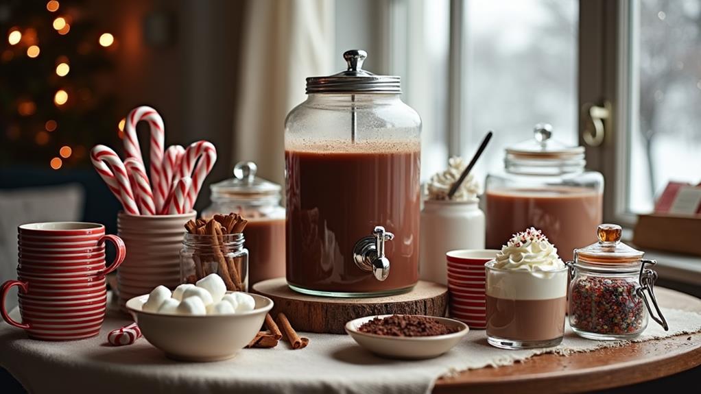decadent hot chocolate bar