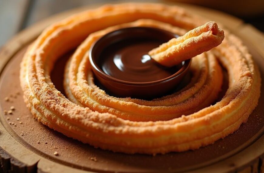 delicious churros and chocolate