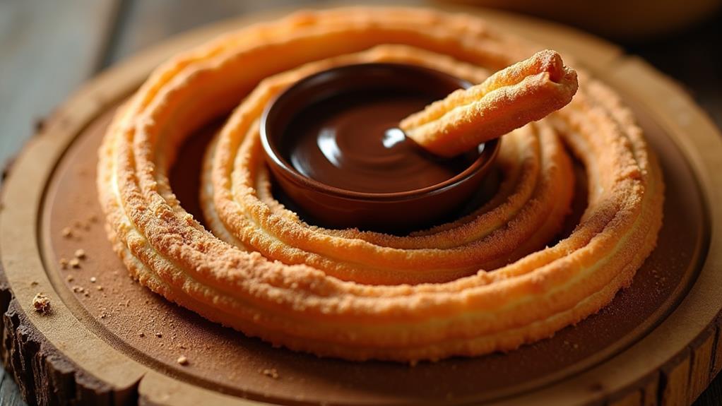 delicious churros and chocolate