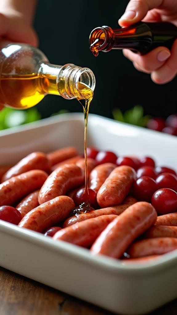 drizzle oil and vinegar