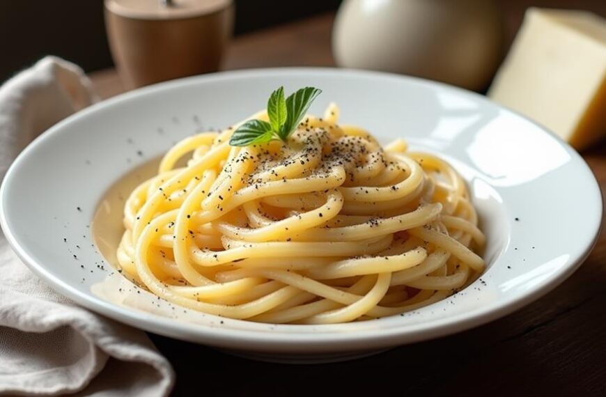 elegant cacio e pepe