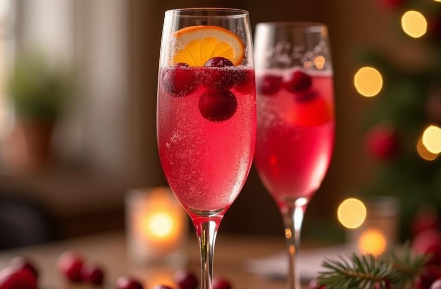festive cranberry mimosa recipe