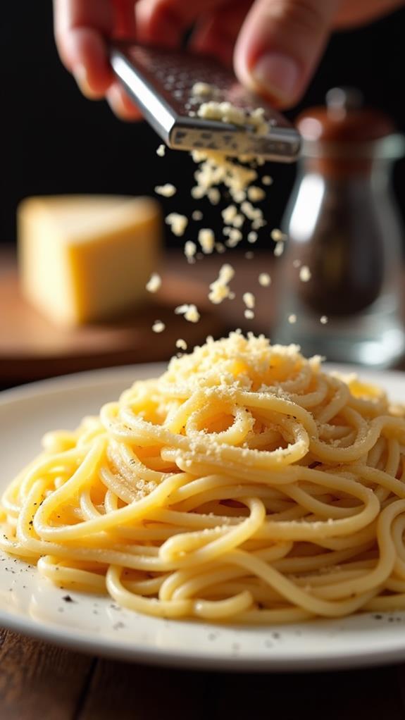 garnish with extra cheese