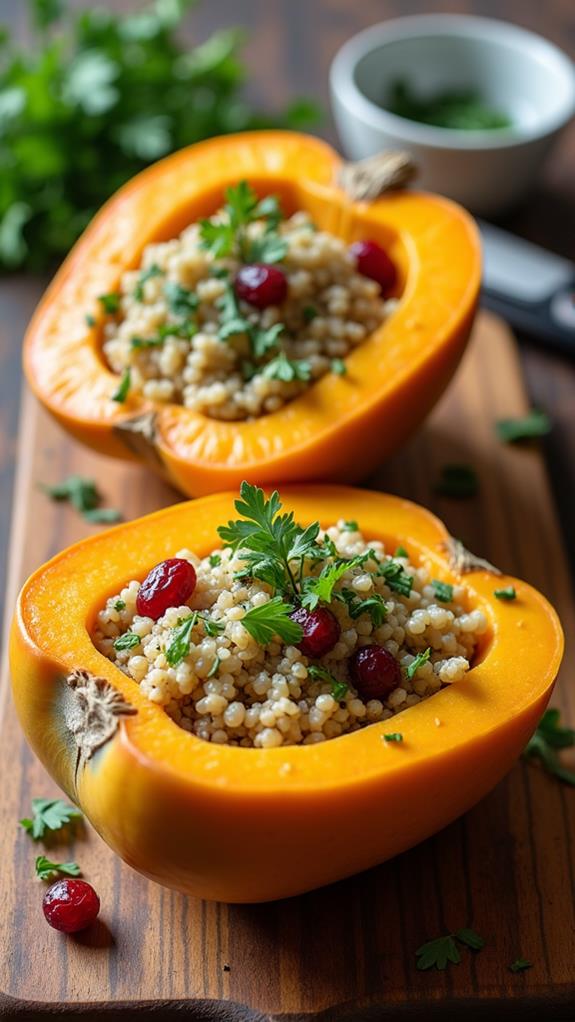 garnish with fresh herbs