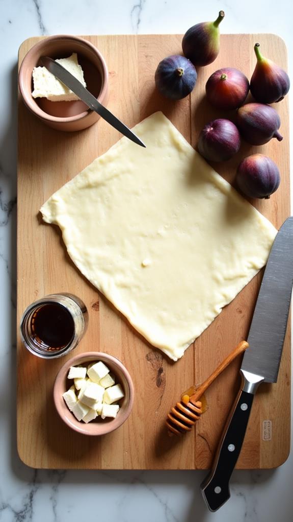 gather ingredients before baking