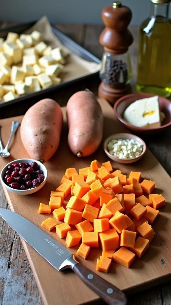 gather ingredients for roasting