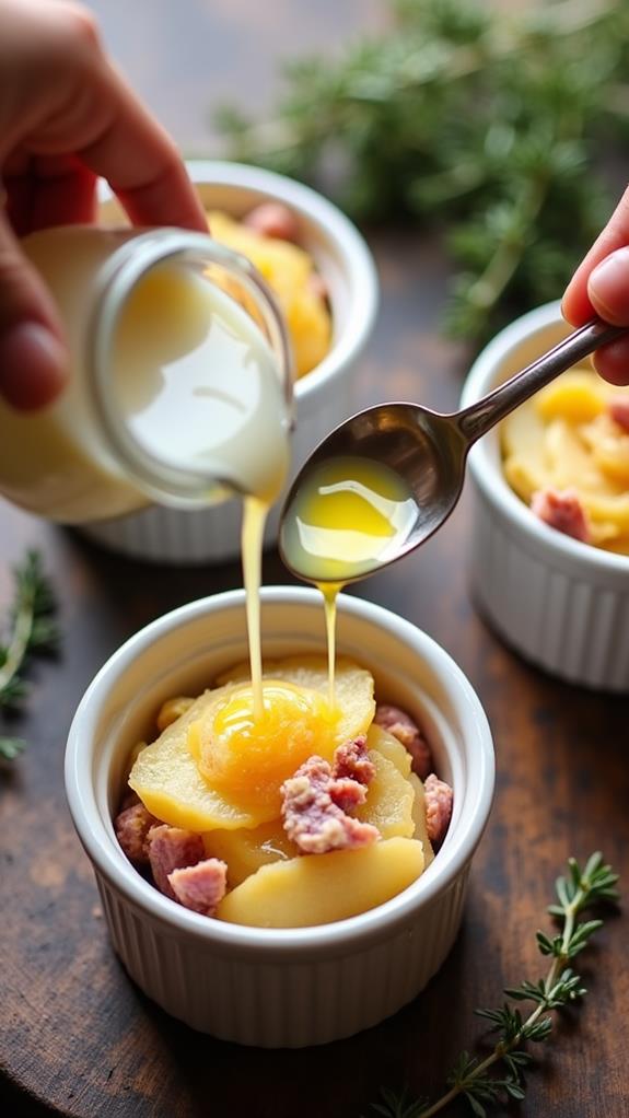 incorporate cream and oil