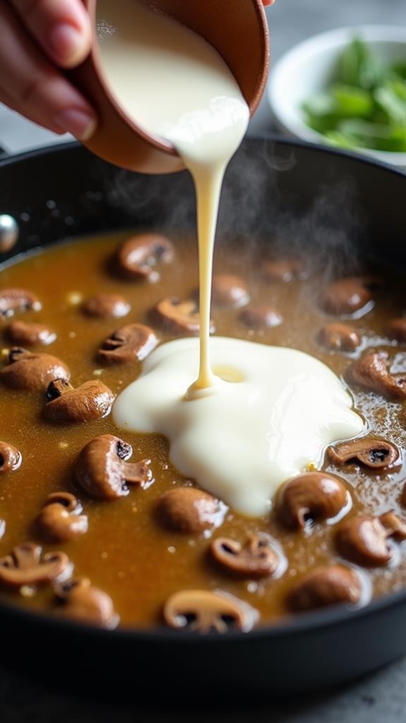 incorporate sour cream mixture