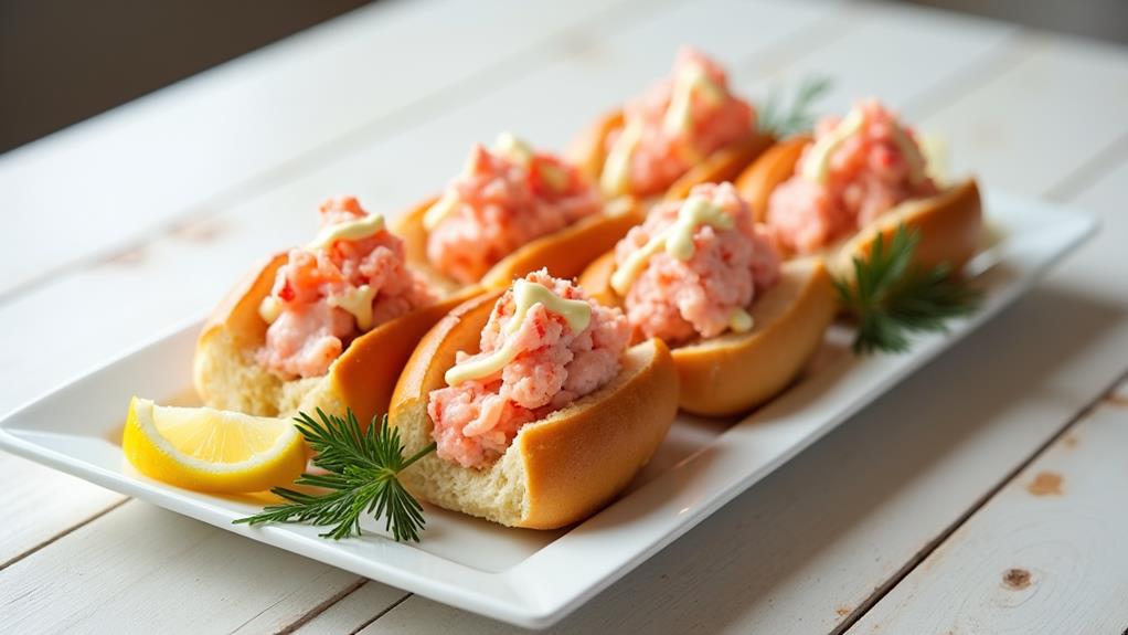 lobster rolls with aioli