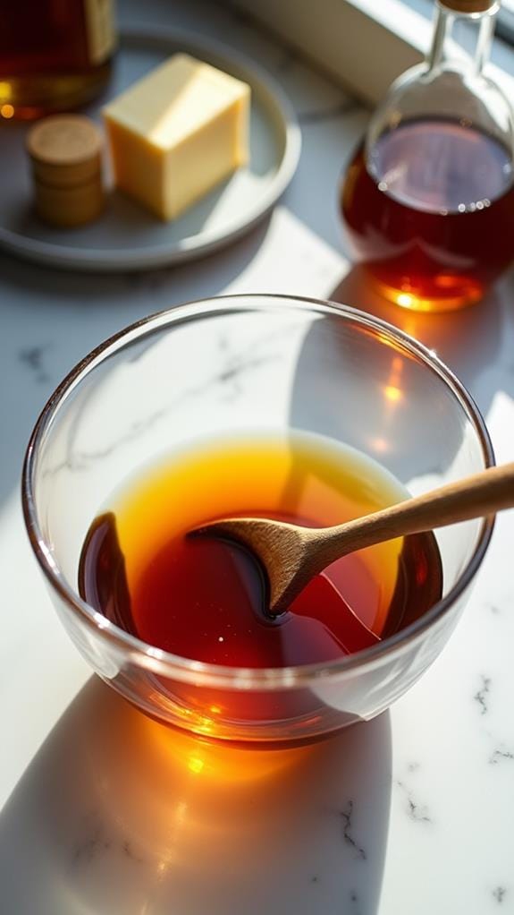 mix glaze ingredients together