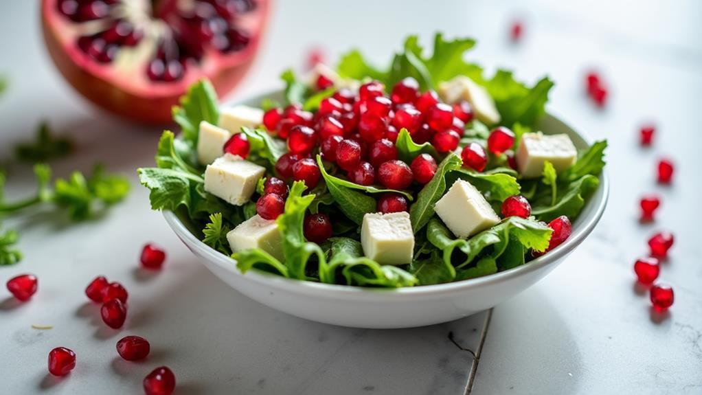 pomegranate feta salad recipe
