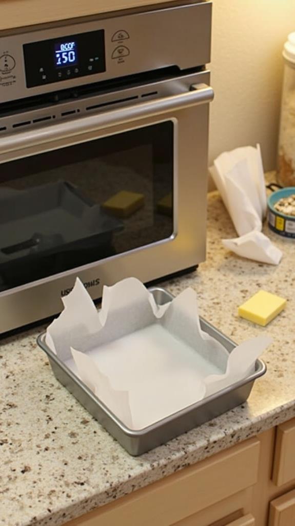preheat oven prepare pan