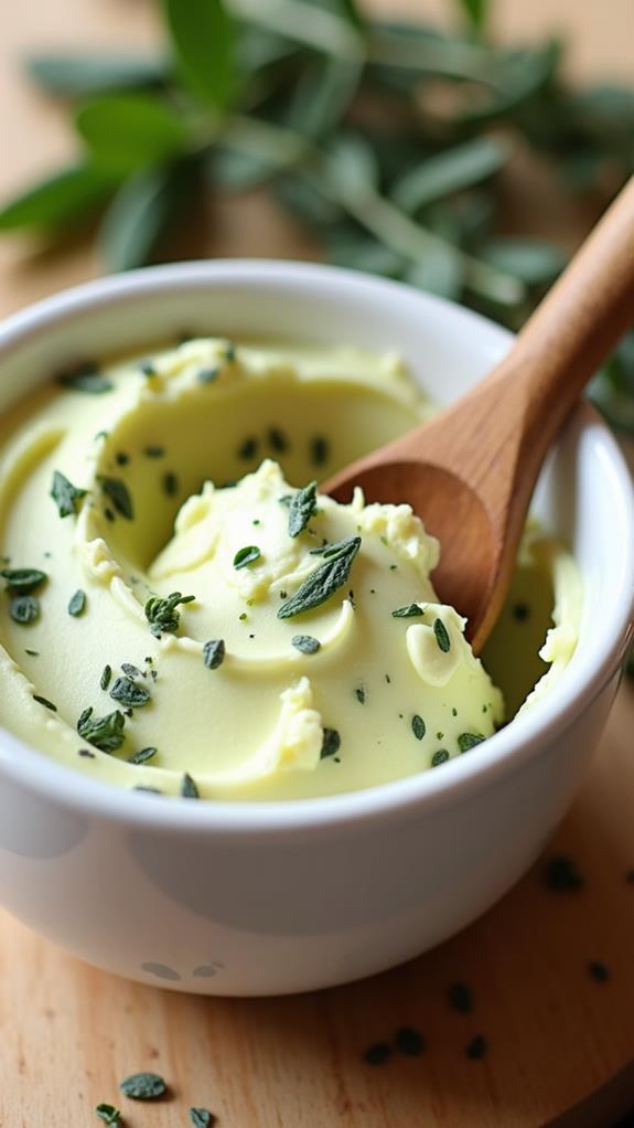 prepare herb butter mixture