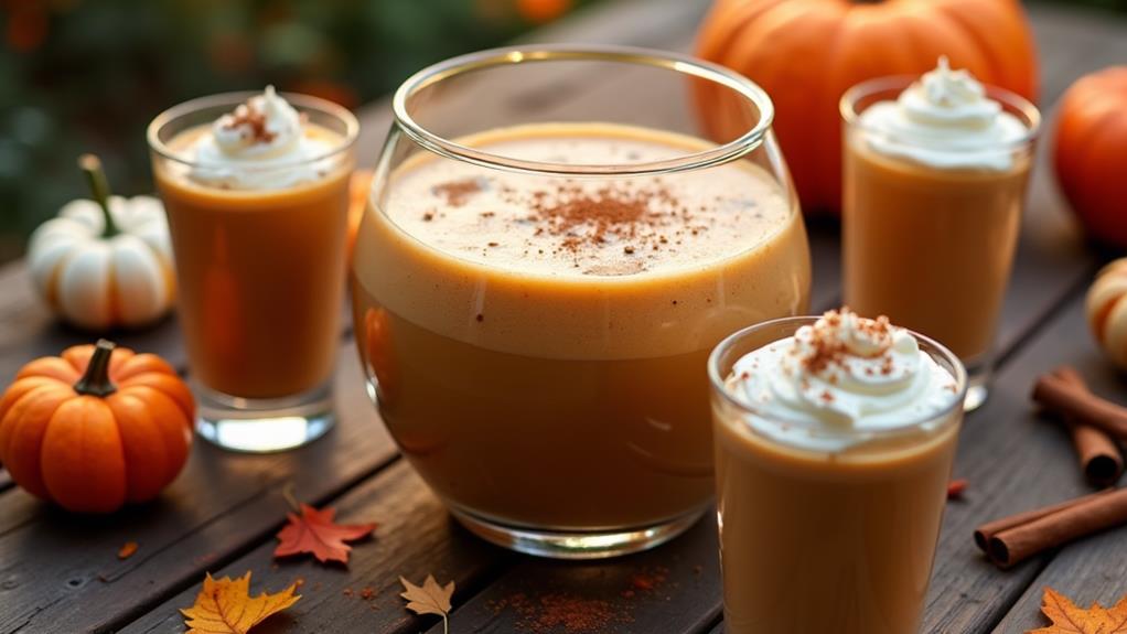 pumpkin spice latte beverage