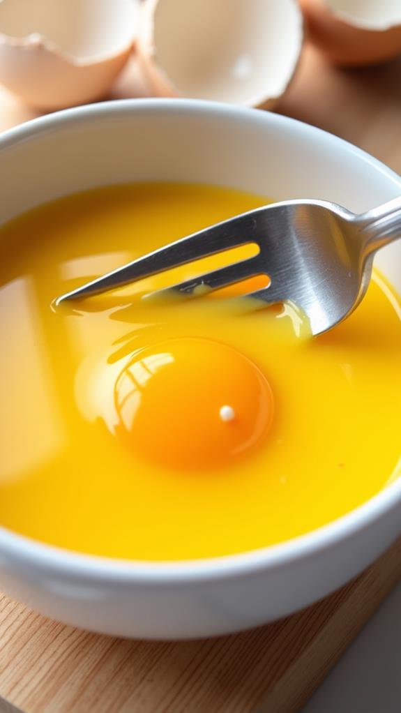 remove mash yolks