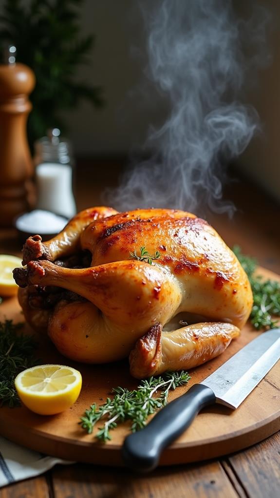 rest and carve chicken