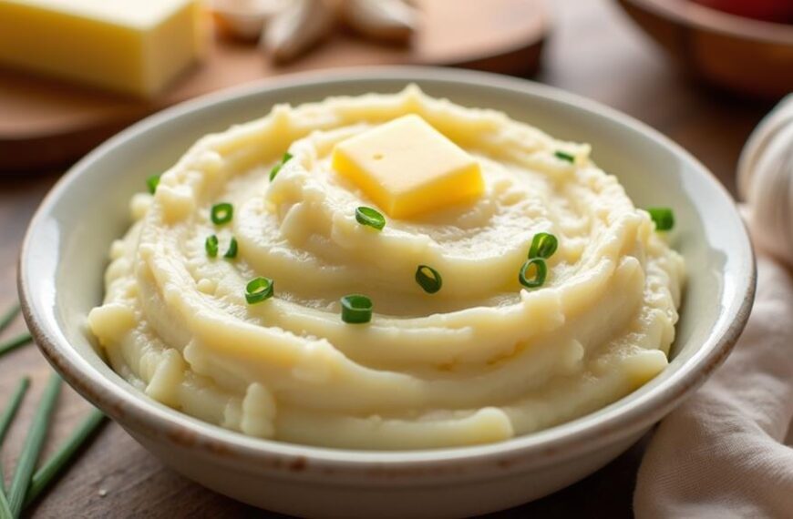 rich buttery garlic potatoes