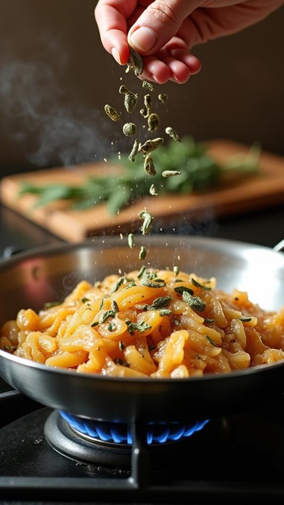 sage addition brief cooking
