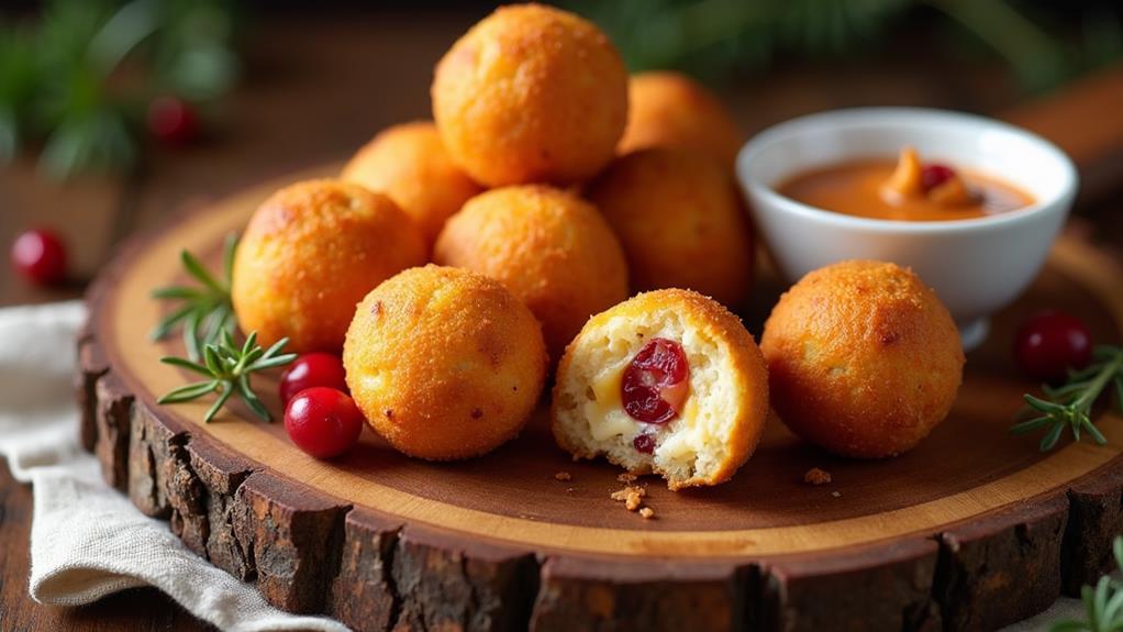 savory pancetta cheddar croquettes
