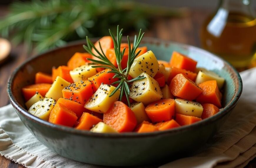 savory roasted veggie mixture